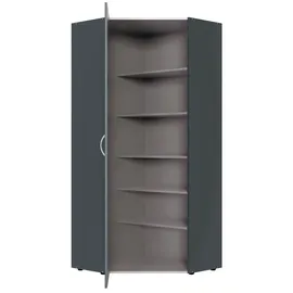 WIMEX Eckschrank Multiraumkonzept Dekor Grau Graphit