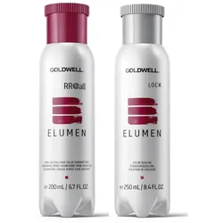 Goldwell Elumen RR@all (rot) + Lock Versieglung Set* Coloration 0,45 l Damen 