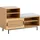 Wohnling Schuhbank 120 x 49 x 40 cm braun / Eiche