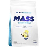 ALLNUTRITION Mass Acceleration Gainer Nahrungsergänzungsmittel - Kohlenhydrat- und Tierisches Protein Pulver für Muskelaufbau & Leistungssteigerung - Glutenfrei - 3000g - Vanilla