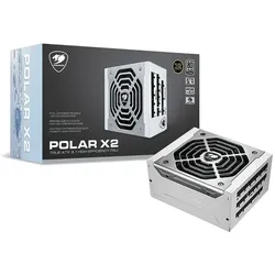 Cougar thermoelektrische Generatoren »POLAR X2 1200 ATX3.0 Platinum Effizienz Netzteil«, Für Pc geeignet Cougar Weiß