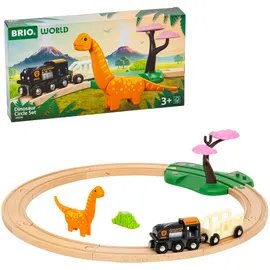 BRIO 63609800 - Dinosaurier Bahn Set