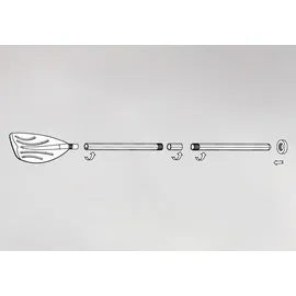 Intex Paddel Set 2er 122 cm Aluminium/Kunststoff Gelb