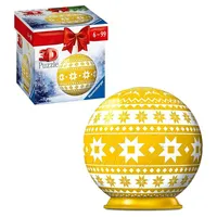 Ravensburger 3D Puzzle-Ball Weihnachtskugel Norweger Muster 11269