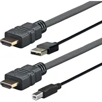 Vivolink Pro HDMI with USB 2.0 A/B 4M (PROHDMIUSBAB4AMP)