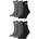 Short Crew Funktionssocken 6er Grau 43-46