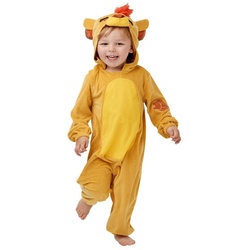 Rubie ́s Kostüm König der Löwen Kion Kinderkostüm, Simbas Sohn aus ‚Die Garde der Löwen‘ gelb 98