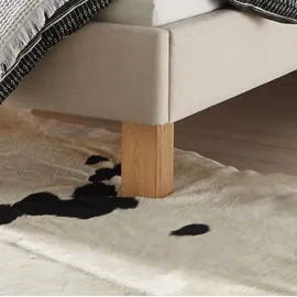 Hasena Polsterbett Noemi, Farbe: Eiche bright, geölt, Bezugsfarbe: Pepe beige, verschiedene Größen