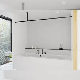 KS Handel 24 Duschvorhangstange 250-400 cm silber