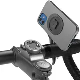 CQ Sincetop Handyhalterung Fahrrad, Handyhalter Fahrrad - Univeral Handy Fahrradhalterung, Stabile Aluminium Smartphone Halterung Farhrrad Vorbau mit Ultra-Sperre für Rennrad MTB
