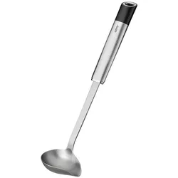 Soßenlöffel GEFU "PRIMELINE", silber, B:5cm, Edelstahl 18/10, Kunststoff, Kochlöffel, ergonomisch