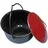 Lemodo Gulaschkessel 14 L Emaille rot/schwarz