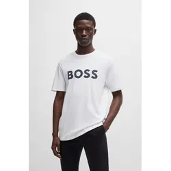BOSS ORANGE T-Shirt »Thinking 1«, mit großem BOSS Druck auf der Brust BOSS ORANGE White100 5XL