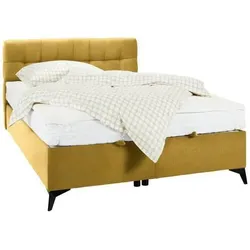 Boxbett in Gelb ca. 140x200cm