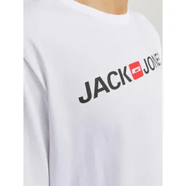 JACK & JONES JJECORP OLD LOGO TEE rot/weiß/schwarz XXL
