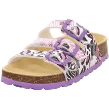 superfit Fussbettpantoffel Weiß/Mehrfarbig 29 EU