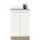 Sconto Pelipal Badezimmerschrank Quickset 380 in Sanremo Eiche Terra quer Nachbildung, 50 cm breit | weiß - Maße B: H: 81 T: 33.0