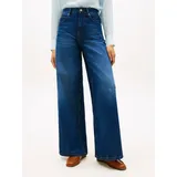 Tommy Hilfiger WIDE LEG Jeans aus reiner Baumwolle, Modell 'DNM NEW DOREEN 70 S', Jeansblau, 28/32