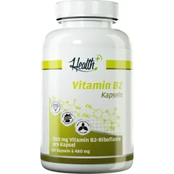 HEALTH+ Vitamin B2, 120 Kapseln 60g