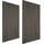 Tectake Wandpaneel Akustik Sonic Grau 2 St. 50 x 110 cm