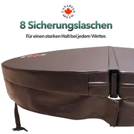 Canadian Spa Whirlpoolabdeckung braun 203 cm