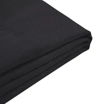 Beliani Bettrahmenbezug Fitou 160 x 200 cm Schwarz