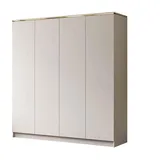 lookway Kleiderschrank Aurora 4D 0 x 0 x 0 cm Beige/Gold