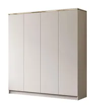 lookway Kleiderschrank Aurora 4D 0 x 0 x 0 cm Beige/Gold