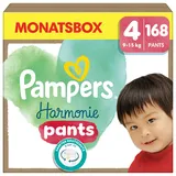 Pampers Harmonie Pants Gr.4 (9-15 kg) für Babys und Kleinkinder, 168 St.