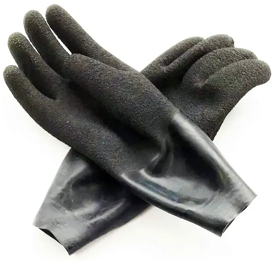 Polaris Latex Handschuhe Für Trockenanzug Mit Konischen Ärmeln - Black - M