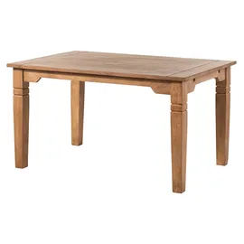 MASSIVMOEBEL24.DE Toulouse 140 x 76 x 90 cm beige geölt