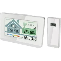 Miraval Funk-Wetterstation mit Lüftungsempfehlung 1x Sensor LCD Farb Display - 4-MV5631-2