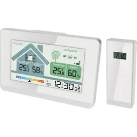 Miraval Funk-Wetterstation mit Lüftungsempfehlung 1x Sensor LCD Farb Display - 4-MV5631-2