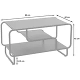 Mendler HWC-O49 Schwarz Metall 45 x 80 x 40 cm
