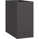 vidaXL Pflanzkübel Schwarz 40x80x80 cm Stahl