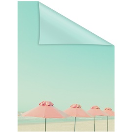 Lichtblick Fensterfolie Meer türkis rosa B/L: ca. 50x100 cm (B x L)