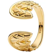Pandora 164222C00 Ring für Damen Marvel Thor Flügel Goldfarben, 56/17,8