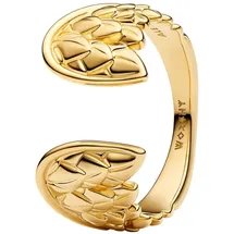 Pandora 164222C00 Ring für Damen Marvel Thor Flügel Goldfarben, 56/17,8