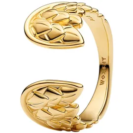Pandora 164222C00 Ring für Damen Marvel Thor Flügel Goldfarben, 56/17,8