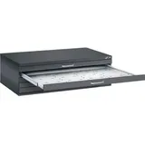 CP-Möbel Planschrank 7200-000, anthrazit, DIN A0, aus Metall, 80% Teilauszug, 135 x 42 x 96 cm, 5 Schubladen