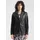 QS Indoor-Blazer in Leder-Optik | schwarz - 36