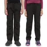 Regatta Softshellhose Kinder Schwarz 140
