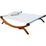 ASS Altenburger Sonnenliege Doppelliege 196 x 180 x 0 cm Weiß