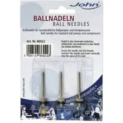 JOHN 86022 Ballnadeln Aus Metall, 3 St. Im Blister