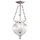Elstead Lighting Pendellampe 1-flg. D 22 cm rund Glas Nickel