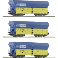 Roco 6600136 H0 3er-Set Selbstentladewagen der PKP