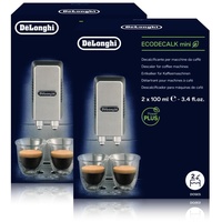 2x Delonghi Entkalker Eco Dekalk mini 200ml für Kaffee Espresso Vollautomaten