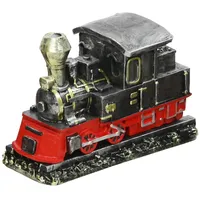 Dekohelden24 Schöne Räucher-Lokomotive in künstlich gealterter Optik, ca. 10,8