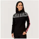 KRIMSON KLOVER Strickpullover Summit 2.0 Zip Neck in black | Gr.: L