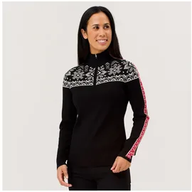KRIMSON KLOVER Strickpullover Summit 2.0 Zip Neck in black | Gr.: L